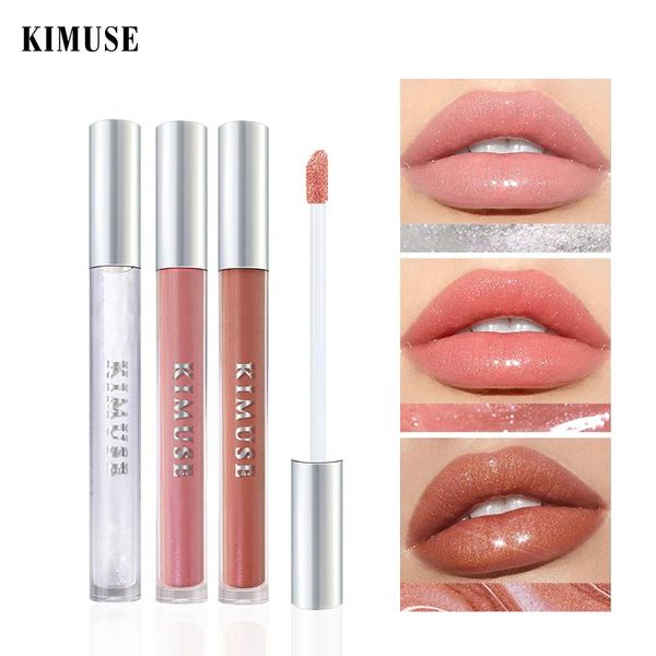 

lip gloss transparent moisturizing doodle lips shimmer cute jelly glaze natural non-stick women makeup tslm1