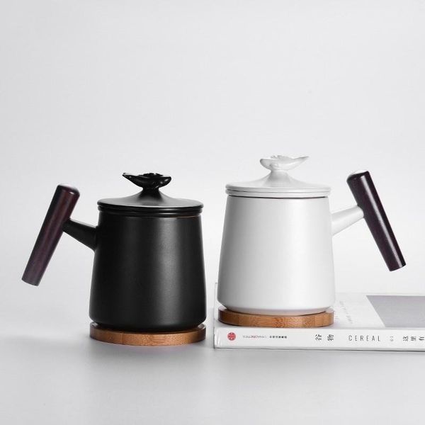 

mugs deyutang ceramic filter mug tea cup with cover household water office creative products