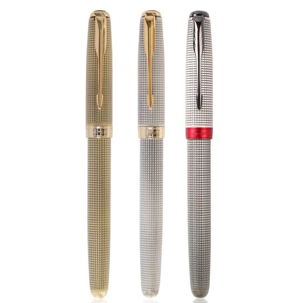 

jinhao 75 pen lattice red rhyme series office student gift metal calligraphy ink bag absorber dual purpose