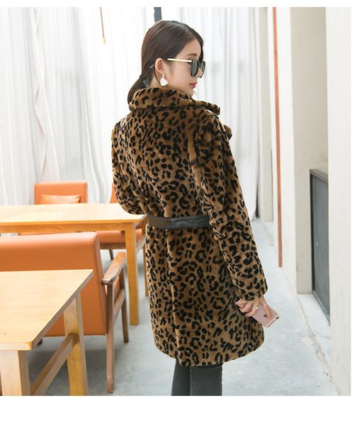 

and winter fur of the female turn collar waist coat stripes outerwear fur036 yo8s, Black