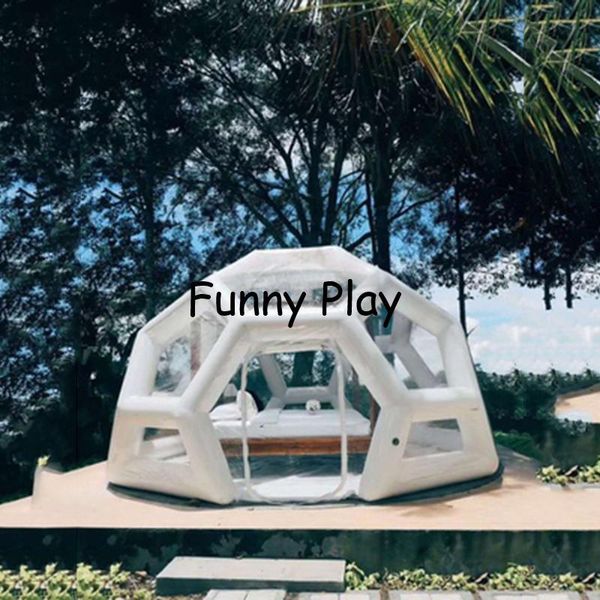 

inflatable room,famaily backyard camping polygon tent,outdoor mosquito net tent,inflatable luxury lodging bubble l