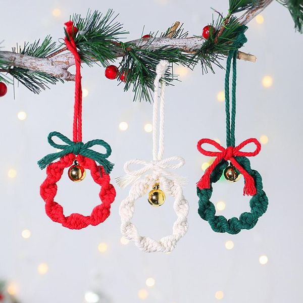 

christmas decorations macrame ornament decor wall hanging handmade home gift