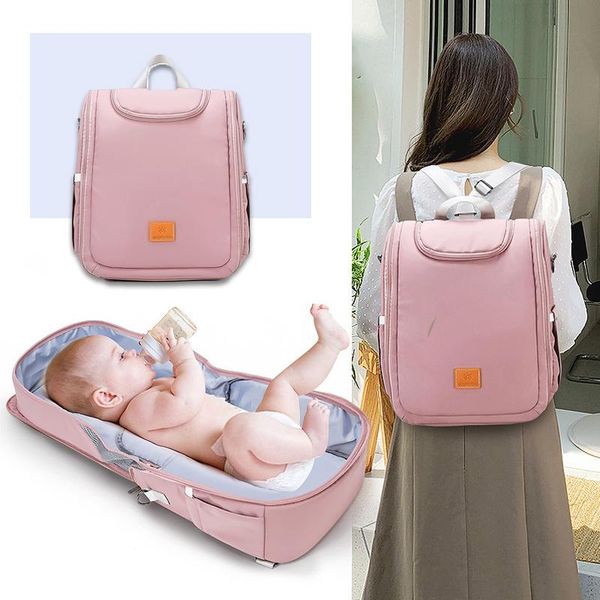 

diaper bags portable large capacity bag multifunction waterproof mommy backpack maternity foldable travel bed for baby outdoor