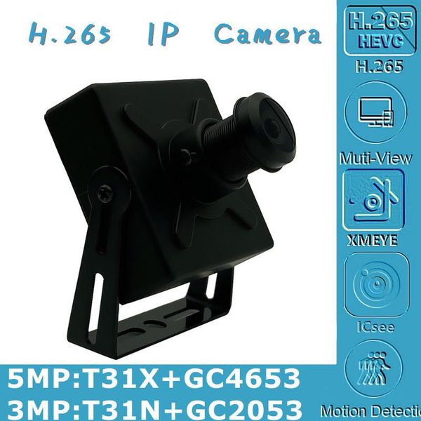 

cameras 3/5mp ip metal mini box camera m12 lens t31n+gc2053 2304*1296 t31x+gc4653 2592*1904 onvif motion detection raidator all color