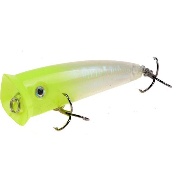 

1pcs hard bait popper fishing lure 7cm 10g ater artificial plastic bait 3d eyes crankbait wobblers peche carp jlldpt