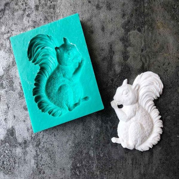 

cake tools aouke squirrel silicone mold diy fondant soft candy baking utensils