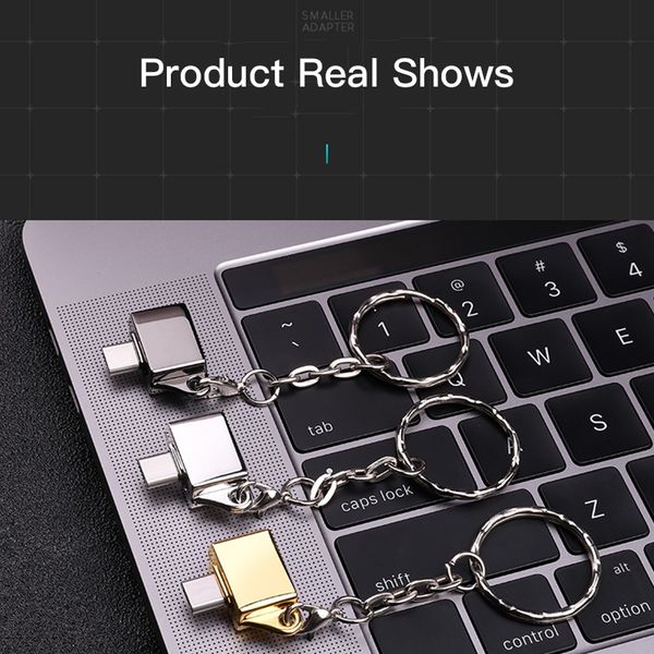 

otg type c adapter cable for macbook pro xiaomi samsung type c male to usb female type-c otg usb cable mobile phone accessories