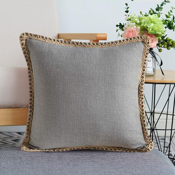 

cushion/decorative pillow soft plush cushion covers solid pillowcases square decorative throw case with balls for sofa bed car home