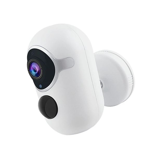 Fotocamera IP wireless da 1080p 2.0MP IP Wireless Batterie per batterie ricaricabili da esterno Impermeabile La fotocamera può utilizzare il pannello solare