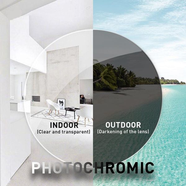 

sunglasses frames kanspace 1.56/1.61/1.67 pochromic prescription cr-39 resin glasses lens myopia hyperopia anti-blue uv400 glass, Silver