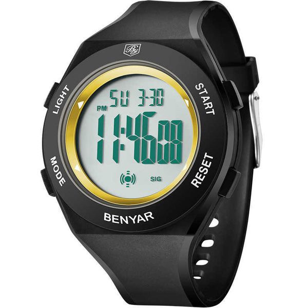 BENYAR 8003 Orologi digitali da uomo Sport di lusso Orologio da polso elettronico impermeabile Relogio Masculi Moda Fascia in silicone Orologio da uomo G1022