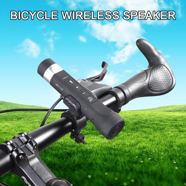 

bike horns 4 in 1 wireless speaker bluetooth-compatible outdoor sport bicycle fm radio led riding lamp music loudspeaker cycling equipment