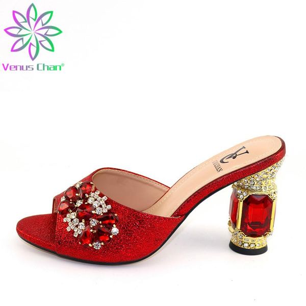 

dress shoes women nigerian wedding pumps ladies sandals with heels african party buckle heel, Black