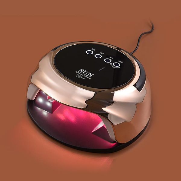 

nail dryers professional red light art lamp 98w led potherapy gel lacquer dryer manicure machine uv