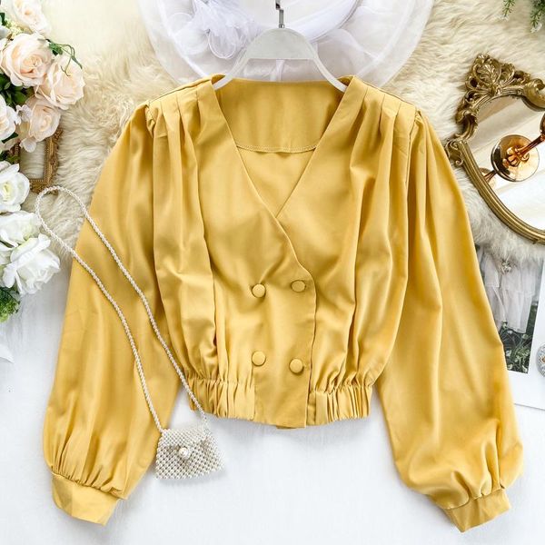 

women's blouses & shirts 2021 fashion clothing shirt female autumn womens and, White
