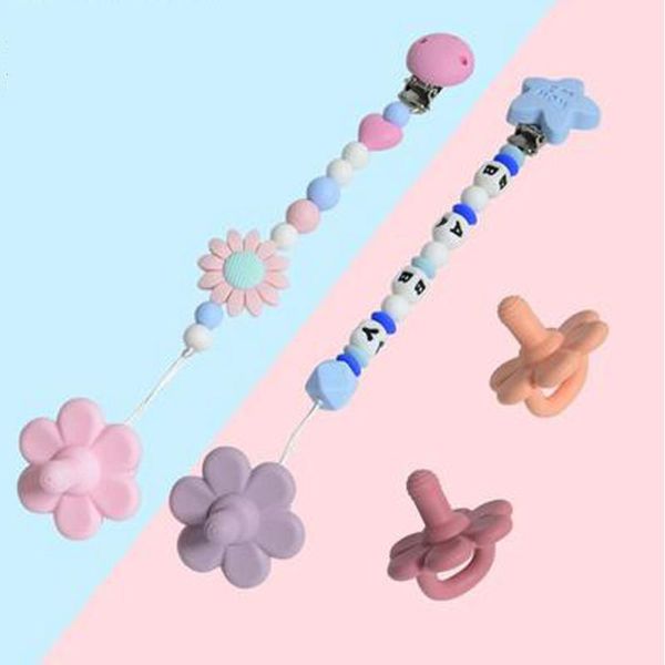 

pacifiers# 20pcs baby pacifier clip personalized silicone nipple holder feeding safe eco-friendly cartoon dummy clips