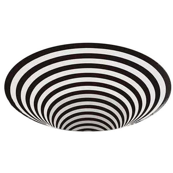 

carpets 2021 3d washable printed round vortex illusion pattern anti-slip carpet door mat household j99store