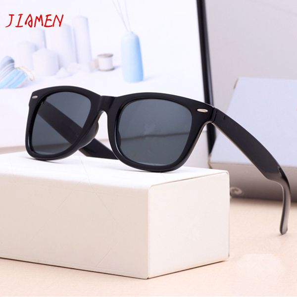 

designer 2021 retro glass lens polarized sun women men classic acetate luxury brand rivet design goggles square sun glasses + box dk35 rpee, White;black