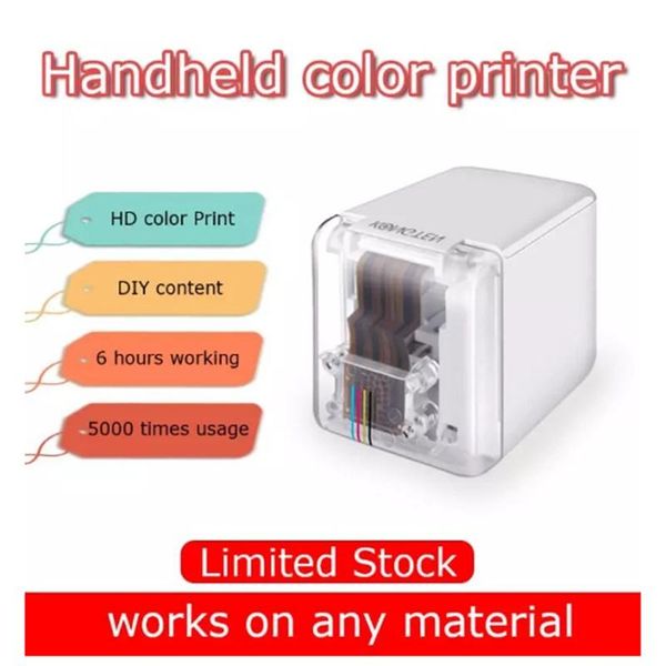 

copiers mbrush mini handheld full color printer portable wifi mobile and replacement ink cartridge #r45