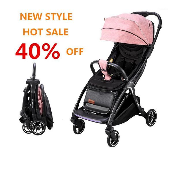 

2020 baby stroller trolley car 4 seasons fast shipping high landscape folding lightweight aluminum frame baby carriage1