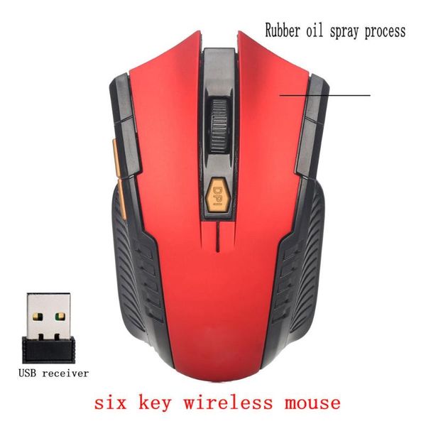 

2.4ghz usb wireless optical mouse 2000dpi 6 buttons pc lapcomputer gaming mice nc99