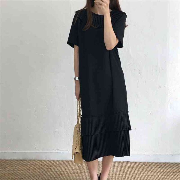 

casual dresses french vintage girls all match slim lady elegance retro gentle ol party prom short sleeves summer vestidos 8p8w, Black;gray