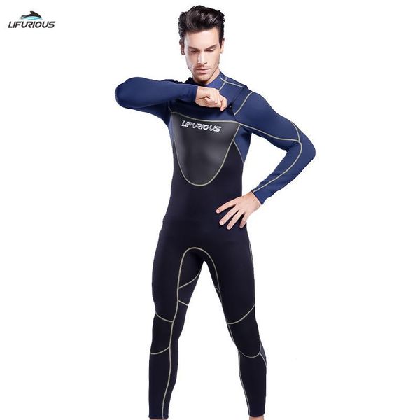 

swim wear men 3mm neoprene scuba spearfishing water sport diving suit underwater snorkeling hunting bathing beach waterproof wetsuit