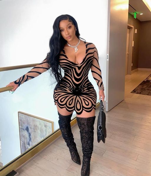 

casual dresses vintage long sleeve irregular lace women autumn 2022 boho skirt vestidos black bodycon dress round neck midi, Black;gray