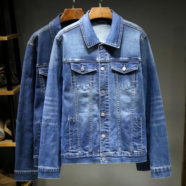

men's jackets men slim denim jacket washed retro fashionable male cowboy coats simplicity comfortable cotton jeans homme, Black;brown