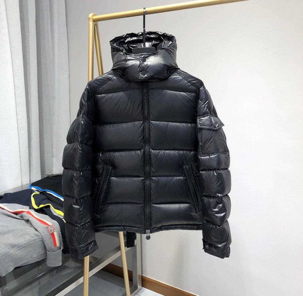 

brand men's down jacket luxury and comfortable youth winter outerwear, Black
