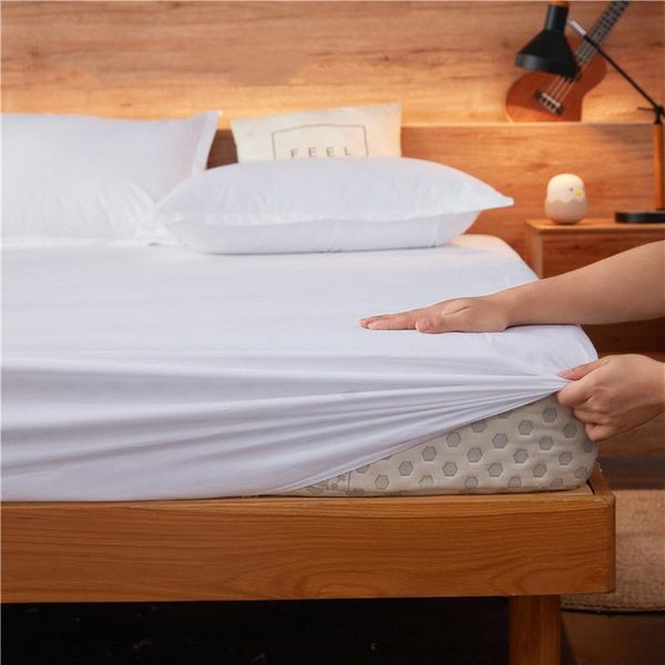 

sheets & sets double waterproof mattress cover protector for kids bed baby elastic fitted sheet single 90x190 twin queen