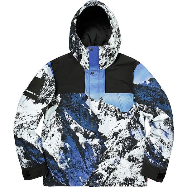 

21fw high-end mountain parka jackets couples men women high street color matching casual outwear autumn winter fashion classic coats jacket, Black;brown
