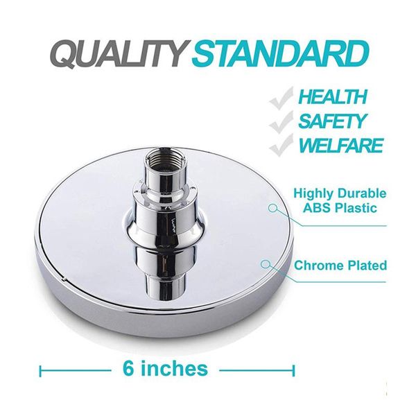

round high pressure rainfall shower head plating home bathroom accessories ac889