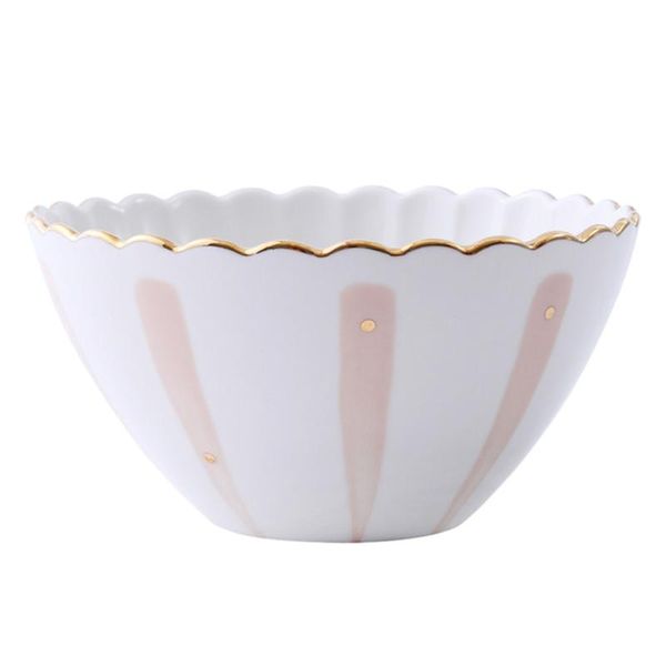 

bowls 1pc novel lace salad bowl fruit dessert dish pan