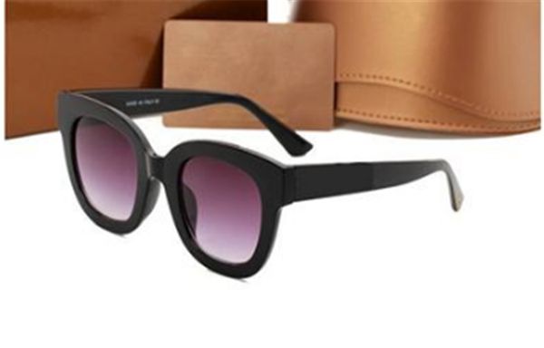 

2021 new classic retro designer sunglasses fashion trend 0208 sun glasses antiglare uv400 casual glasses free, White;black