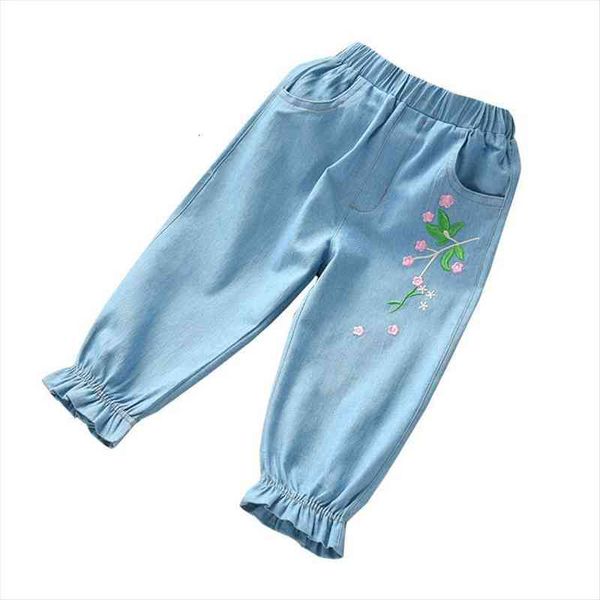 

childrens clothing girls spring and autumn trousers baby leggings jeans p4174, Blue