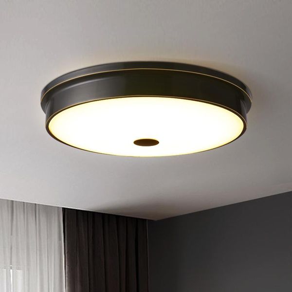 

ceiling lights simple and modern all-copper led lamp atmospheric home bedroom room living study