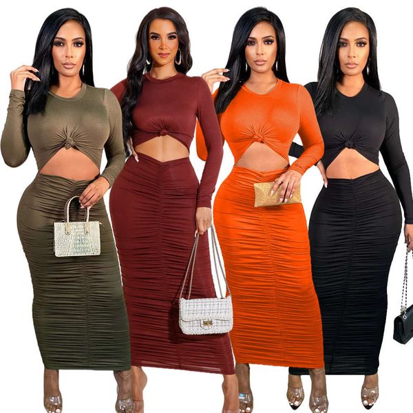 

autumn winter wear color long sleeve wrinkled waist length, White;black