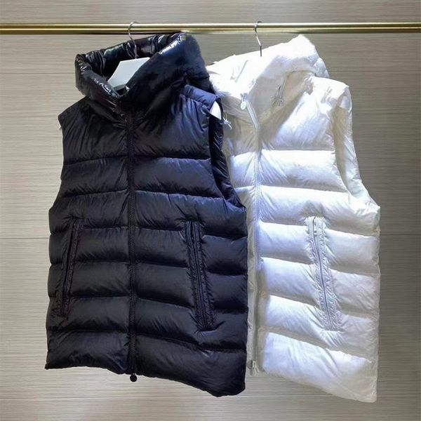 

new mens vest sleeveless vestmen and womens the face winter fashion casual coats male down men jacket vest thickening waist coat s-2xl, Black;white