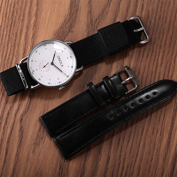 

wristwatches men's quartz watch 7.9mm ultra-thin design waterproof simple fashion comfortable to wear j55, Slivery;brown