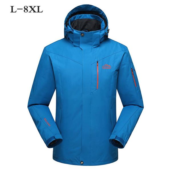 

men's jackets male jacket spring autumn quality brand waterproof windproof coat tourism mountain men size 6xl 7xl 8xl, Black;brown