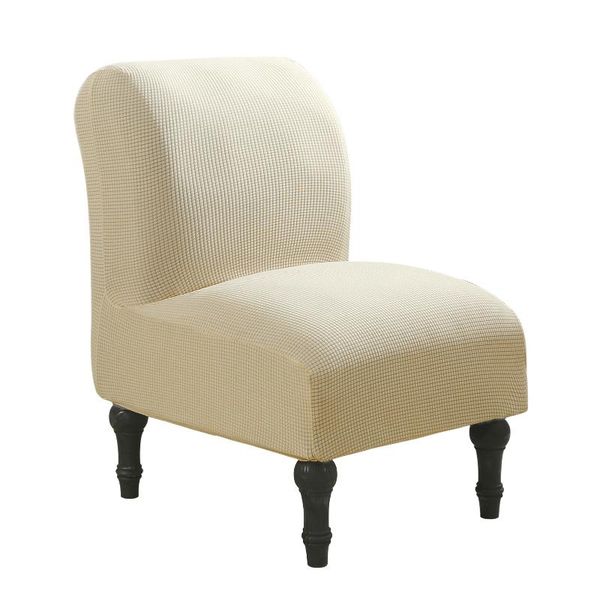 

stretch covers armless chair slipcover removable furniture protector  dustproof easy install accessories knitted soft