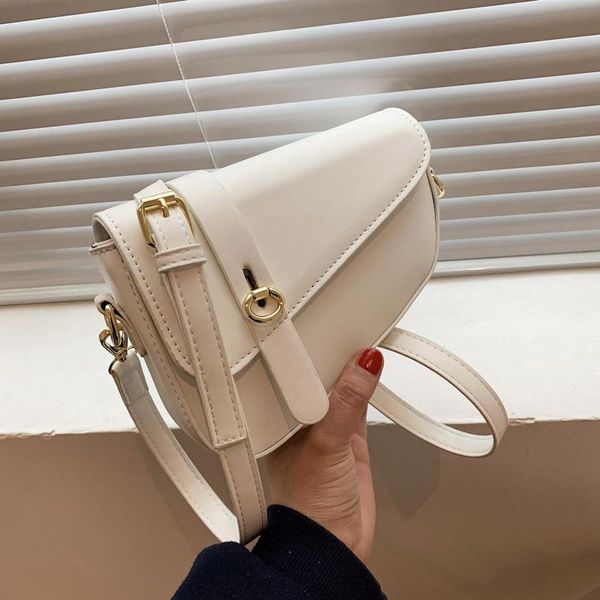 

cross body women pu leather solid color shoulder bags for woman luxury design shopping party