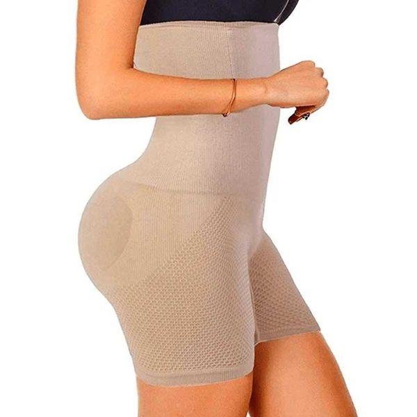 

women's shapers high waisted bulifter padded panties for women seamless tummy control shapewear, Black;white