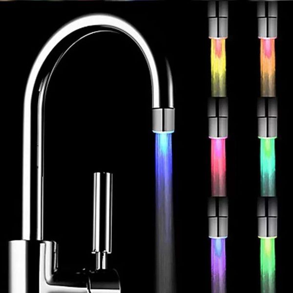 

kitchen faucets led smart light temperature control faucet accessories bathroom color multicolor