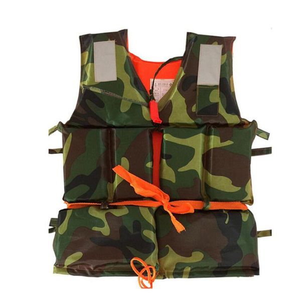 

life vest & buoy jacket fishing camouflage swimming rafting surfing for flood control clothes thick safety