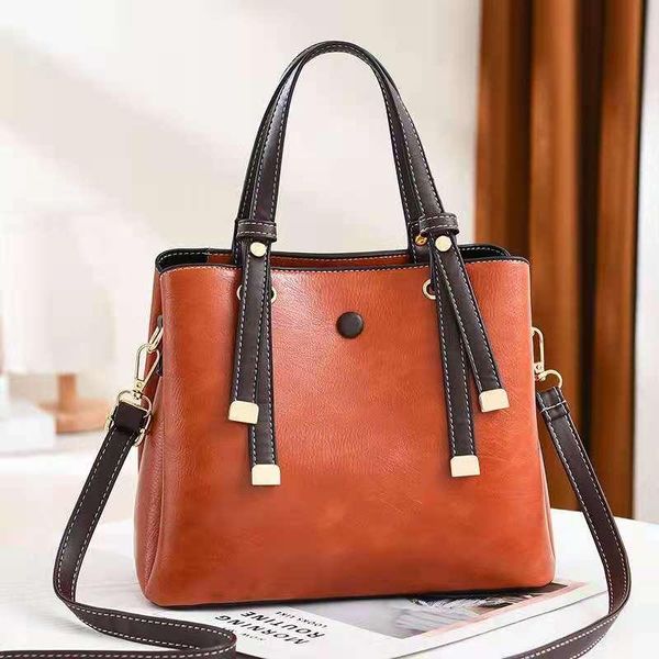 

evening bags dl180-21 large capacity handbag pu belt decoration shoulder bag
