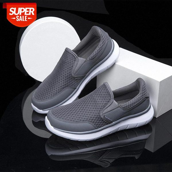 

summer men casual shoes light breathable mesh shoes for men slip-on loafers walking mans footwear zapatos hombre big size 40-50 #vg1i