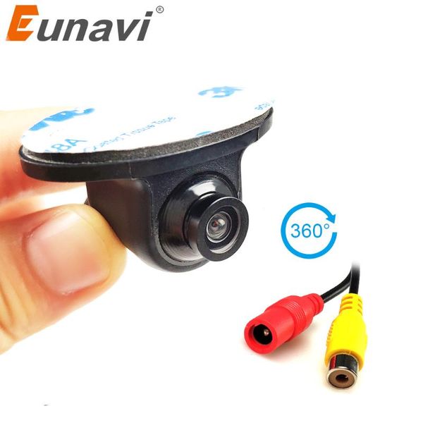 

car rear view cameras& parking sensors eunavi universal 360 graden backup camera hd color night version reverse ccd cmos wide angle waterpro