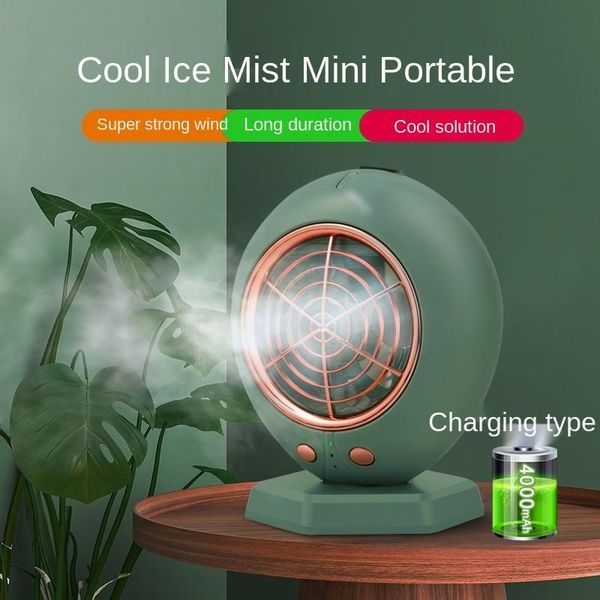 

electric fans usb portable remote control air conditioning, mini deskcooling fan spray humidification refrigeration small conditioning